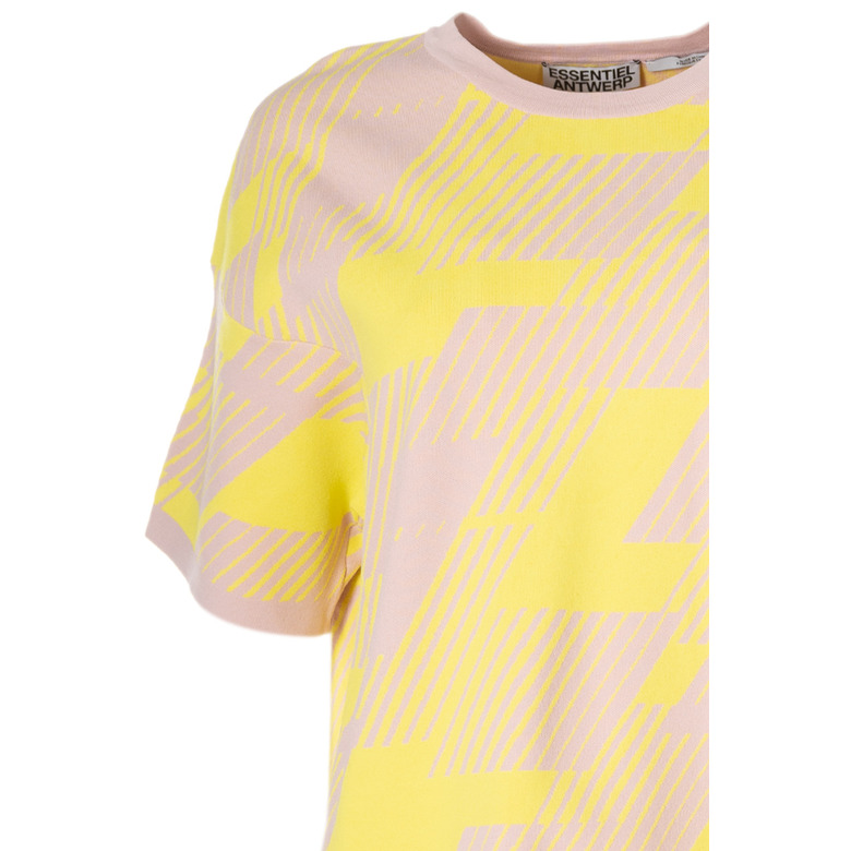 Essentiel pull rose 2