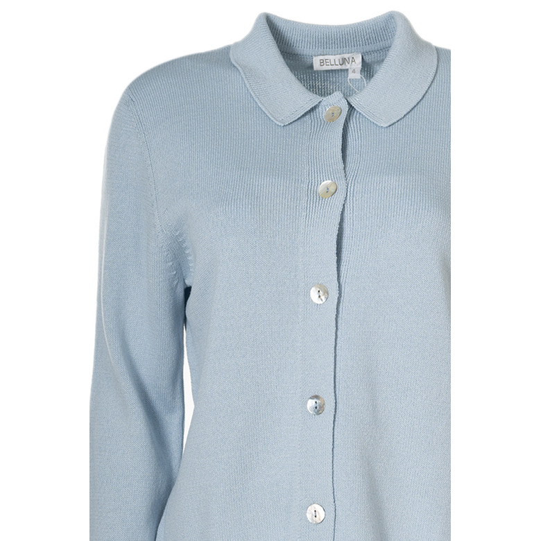 Belluna strickjacke blau 2