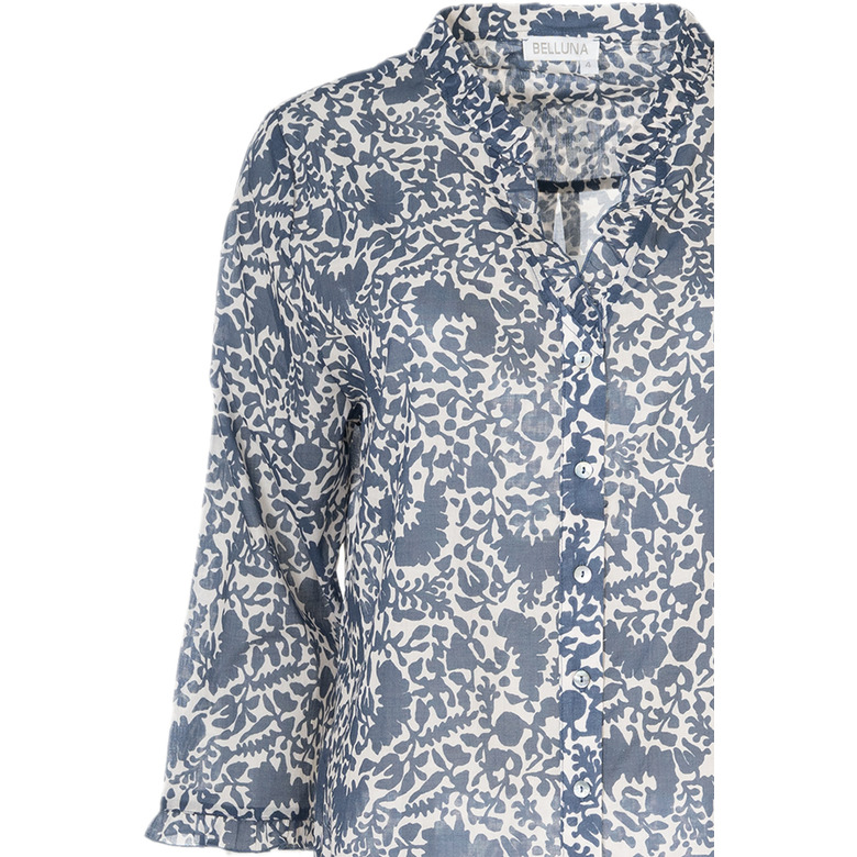 Belluna blouse blauw 2