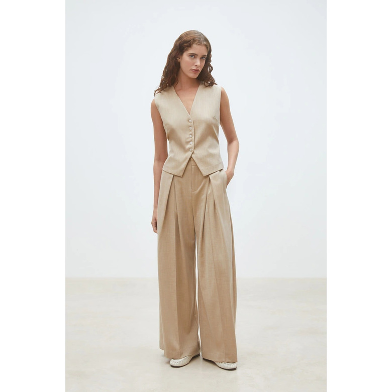 Suncoo vest lightbrown 2