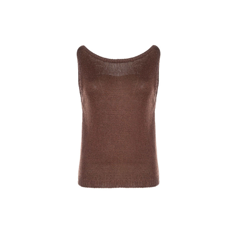 Des Petits Hauts trui bruin 1