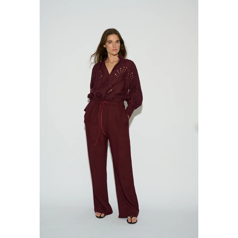 Badits trousers bordeaux 2