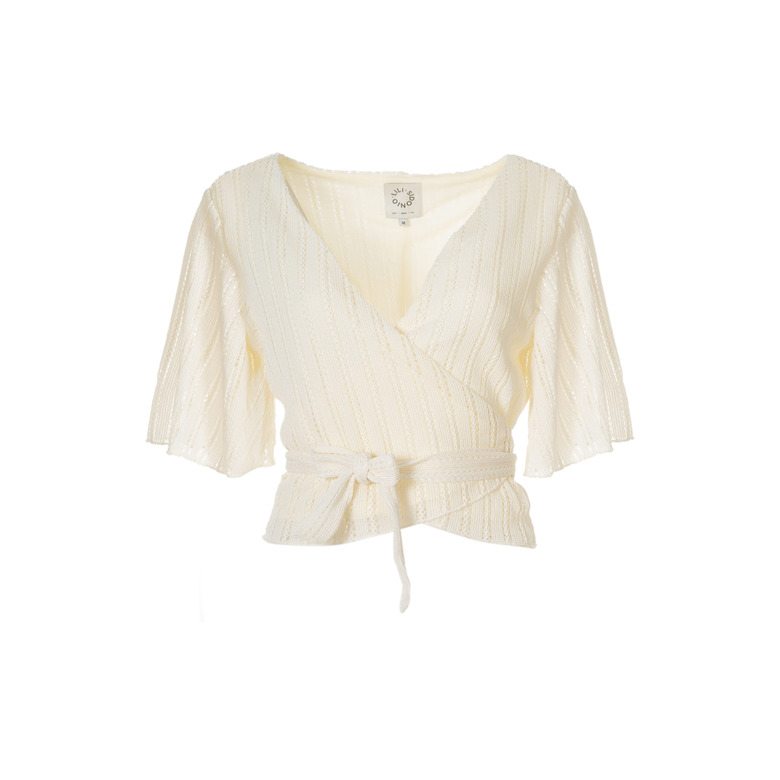 Molly Bracken cardigan wit 1