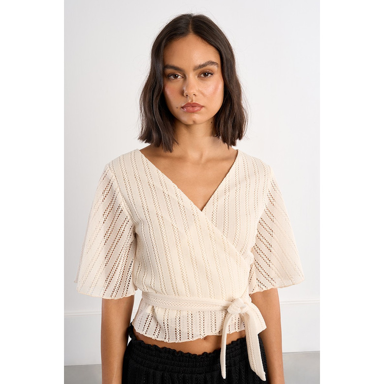 Molly Bracken cardigan wit 2