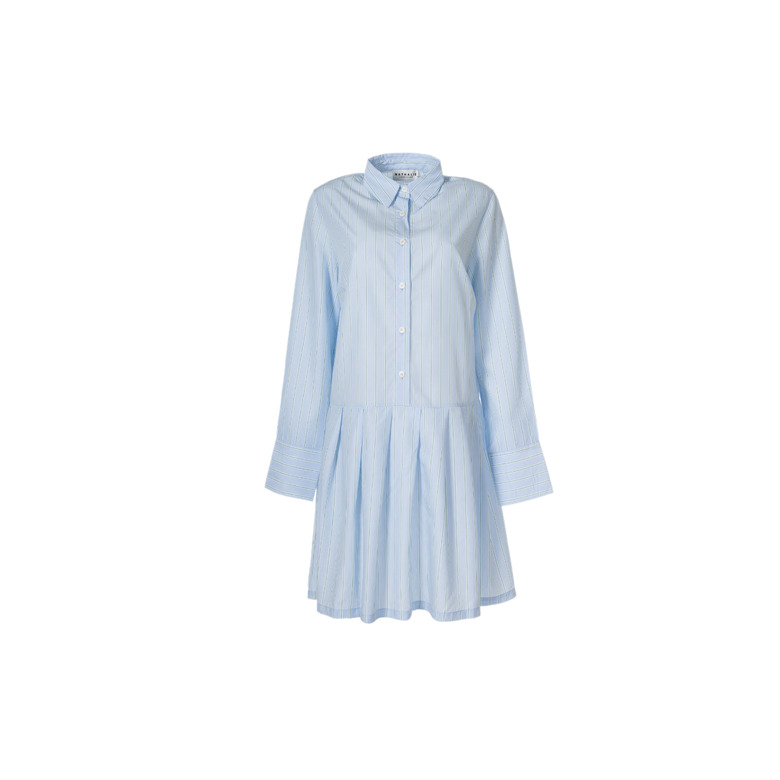 Nathalie Vleeschouwer jurk blauw 1