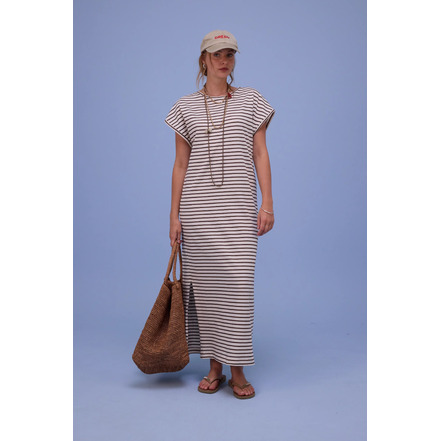 Nathalie Vleeschouwer jurk bruin