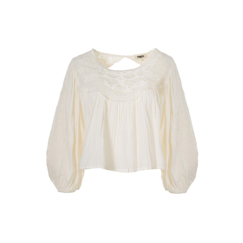 Frnch chemisier ecru 1