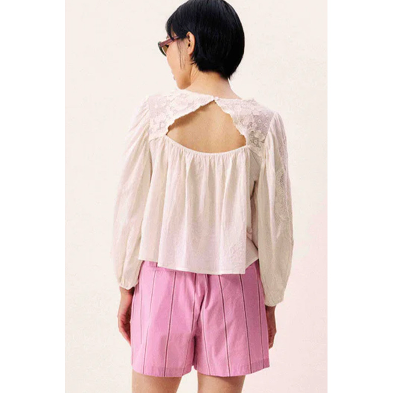 Frnch chemisier ecru 3