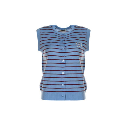 Frnch cardigan blauw