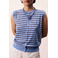 Frnch cardigan blauw 2