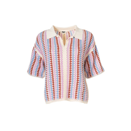 Frnch polo multi color