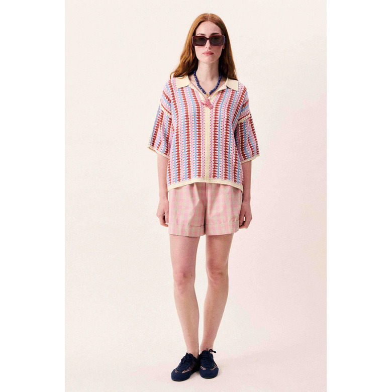 Frnch polo multi color 2