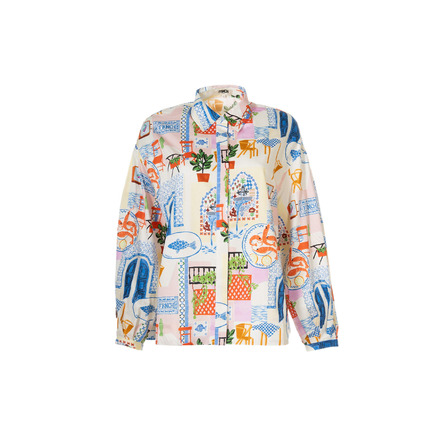 Frnch chemisier multicolor