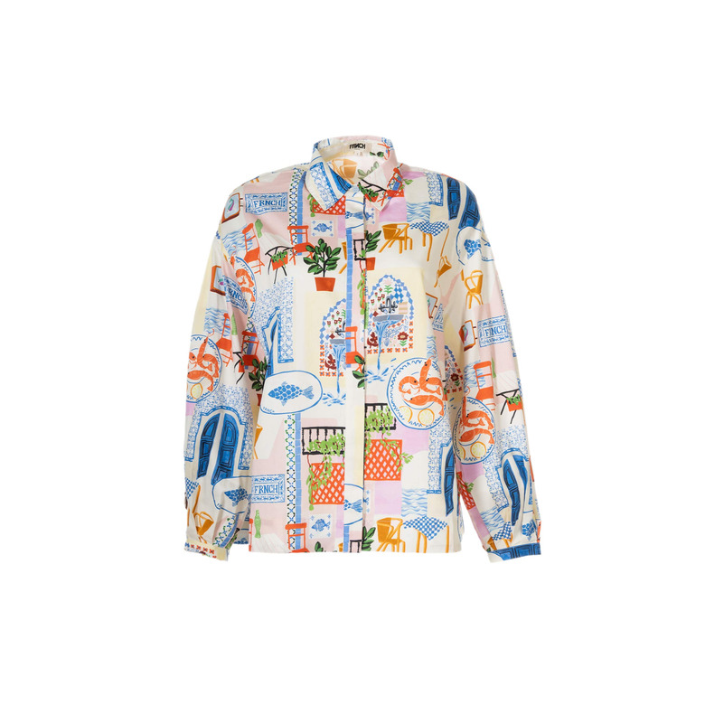Frnch chemisier multicolor 1