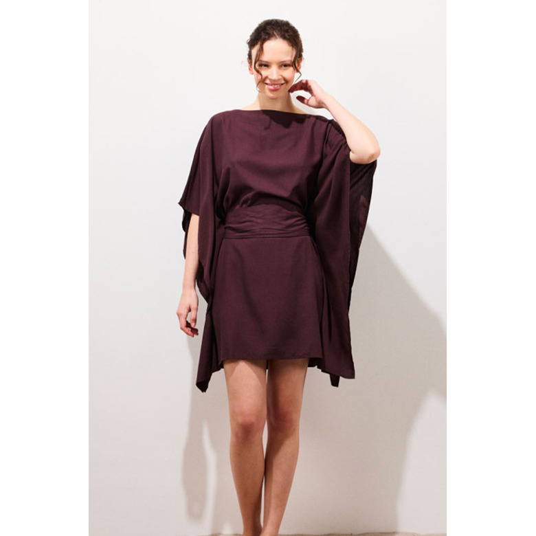 Karma.koma jurk bruin 2