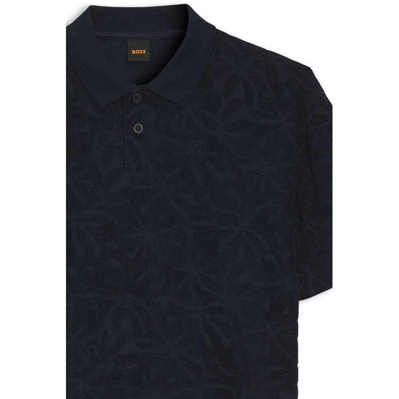 Boss polo blauw 2