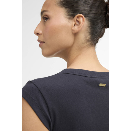 Barbour t-shirt blauw