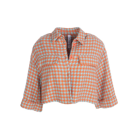 Dame Blanche vest oranje