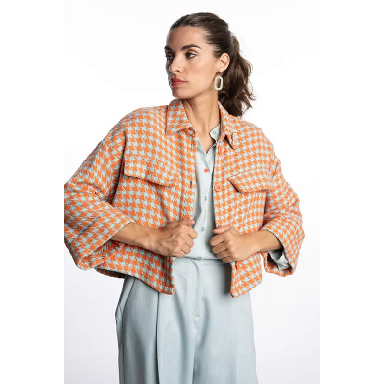 Dame Blanche veste orange 2