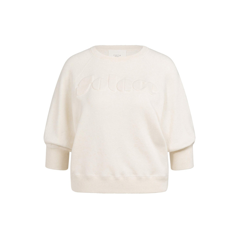 Yaya sweater ecru 1