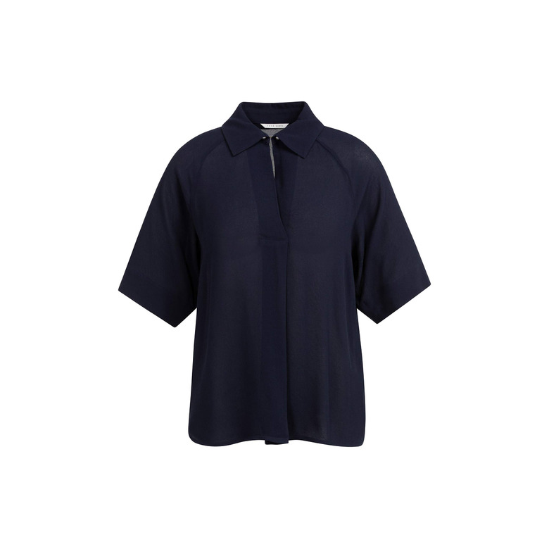 Yaya chemisier bleu 1