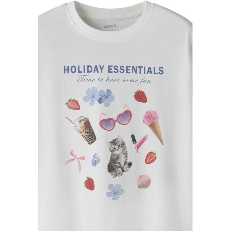 Name It Meisjes t-shirt ecru 2