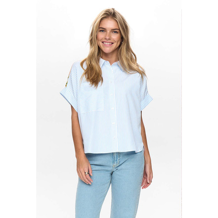 Numph bluse blau