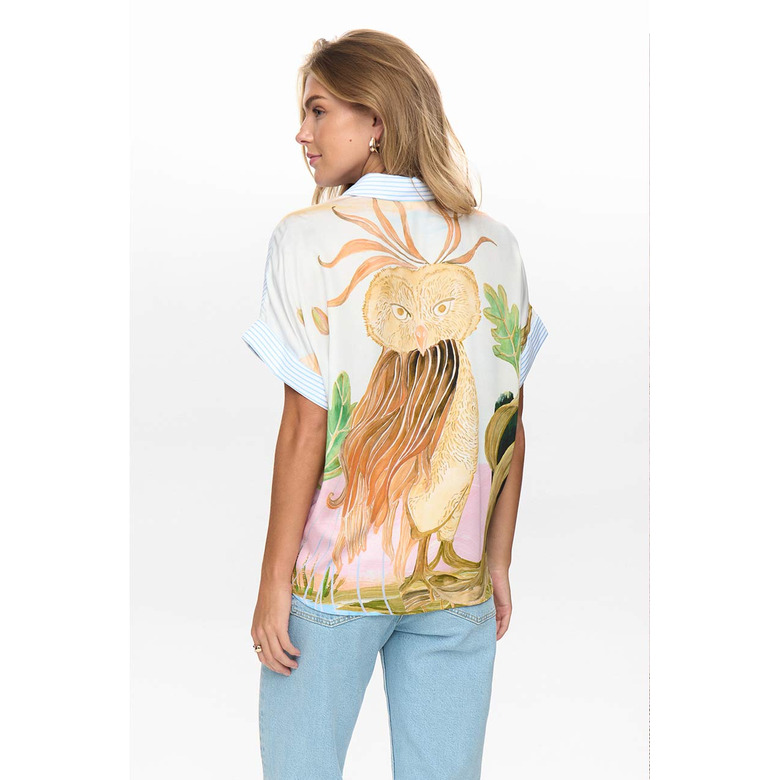 Numph chemisier bleu 3