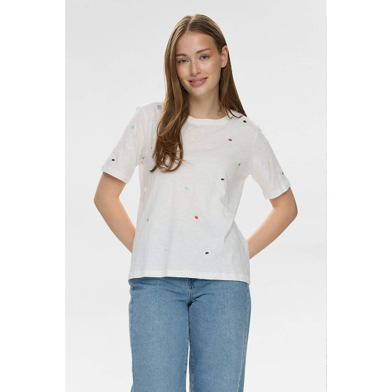 Numph t-shirt ecru 2