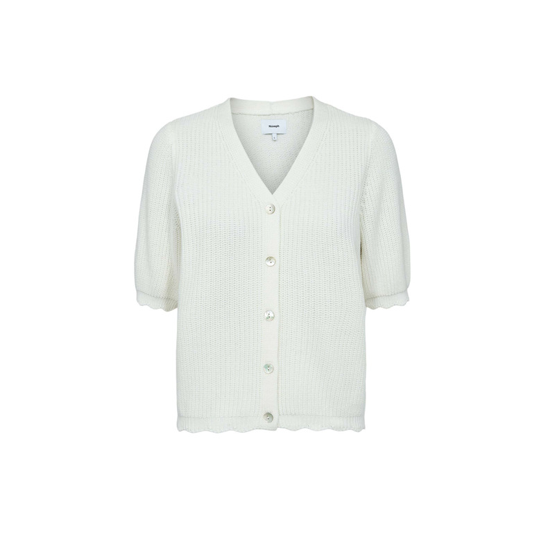 Numph strickjacke ecru 1