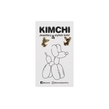 Kimchi oorbellen goud