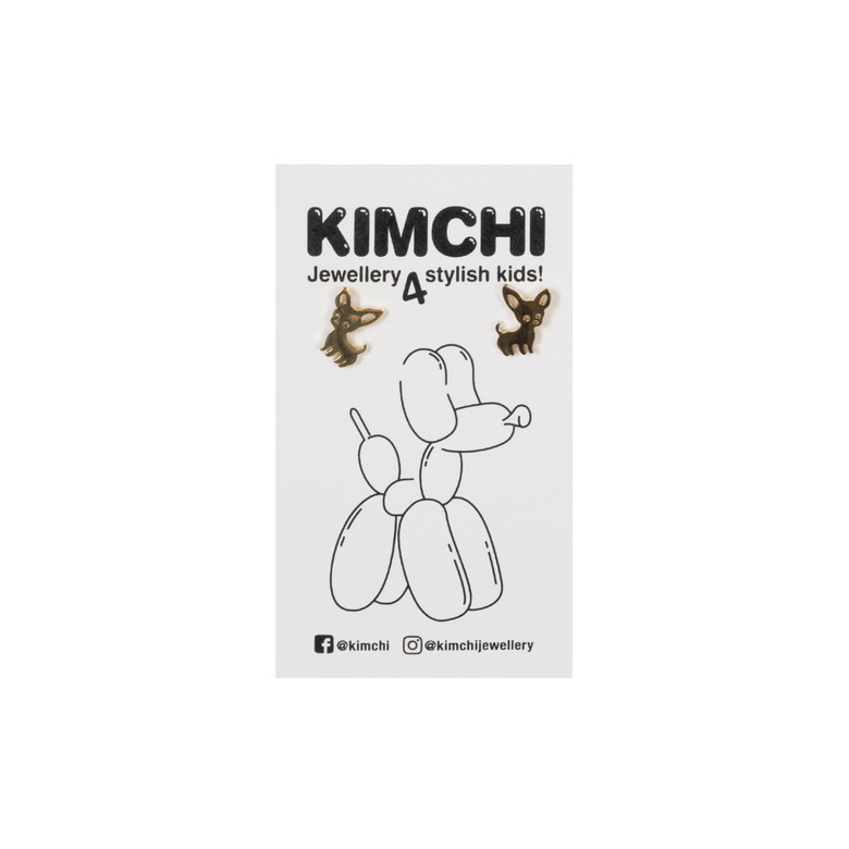 Kimchi oorbellen goud 1