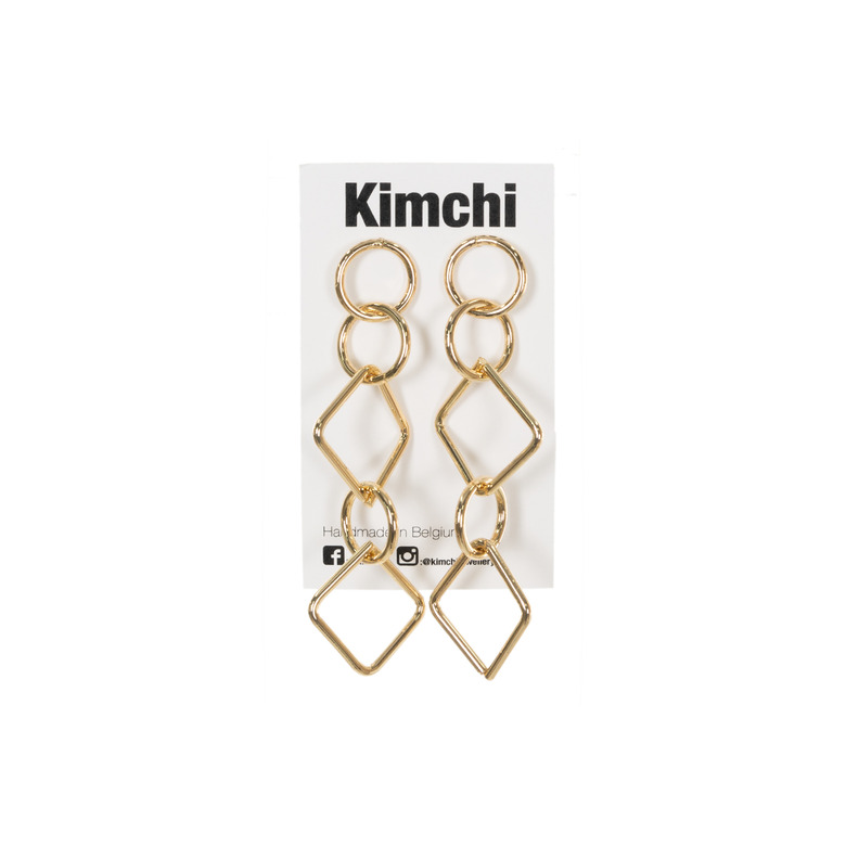 Kimchi oorbellen goud 1