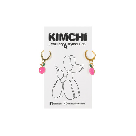 Kimchi oorbellen roze