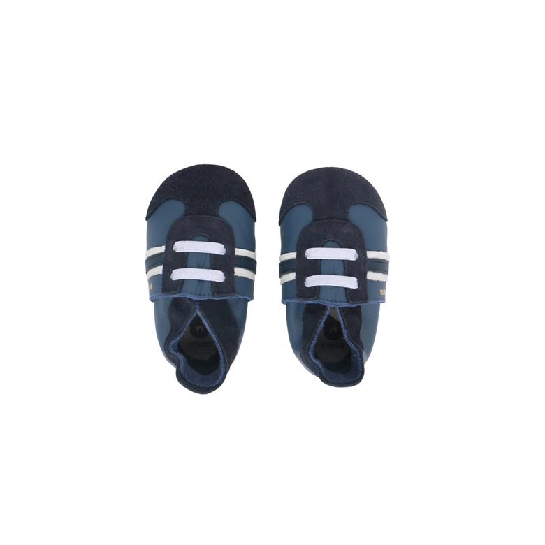 Bobux lage schoenen blauw 1