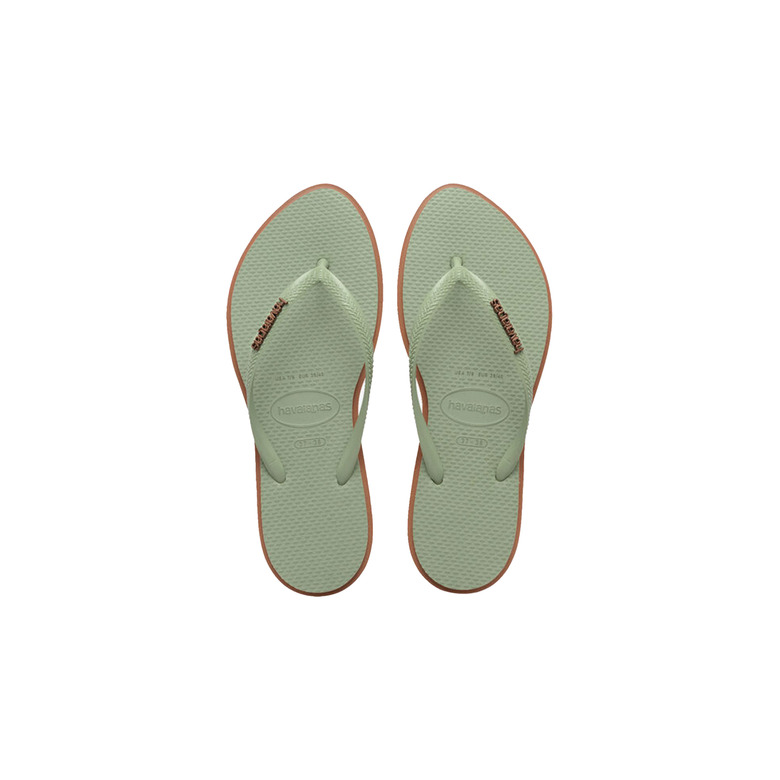 Havaianas thong slippers green 2