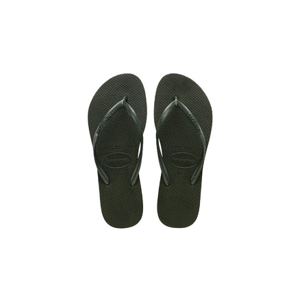 Havaianas thong slippers green