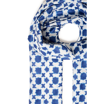 Ichi scarf blue
