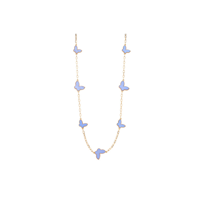 Les Cordes necklace blue 1