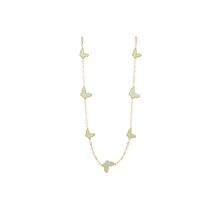 Les Cordes halskette grÜn