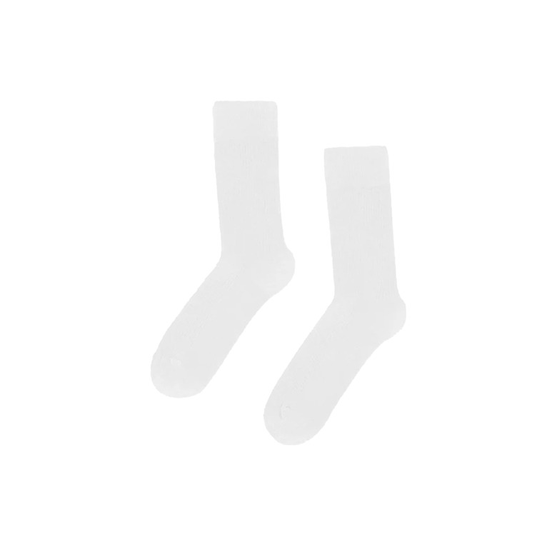 Colorful Standard socks white 1