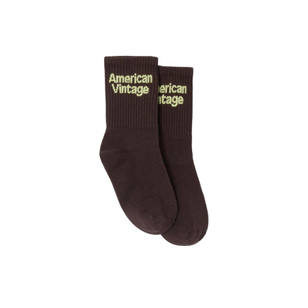 American Vintage chausettes brun