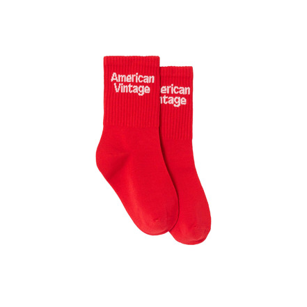 American Vintage chausettes rouge