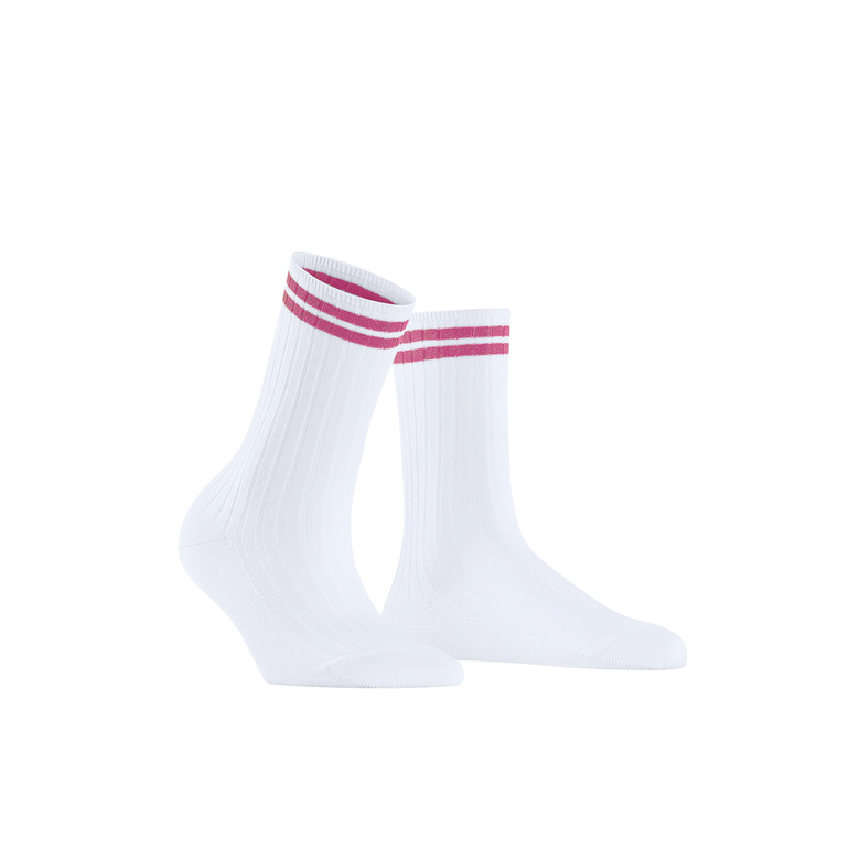 Falke chausettes blanc 1