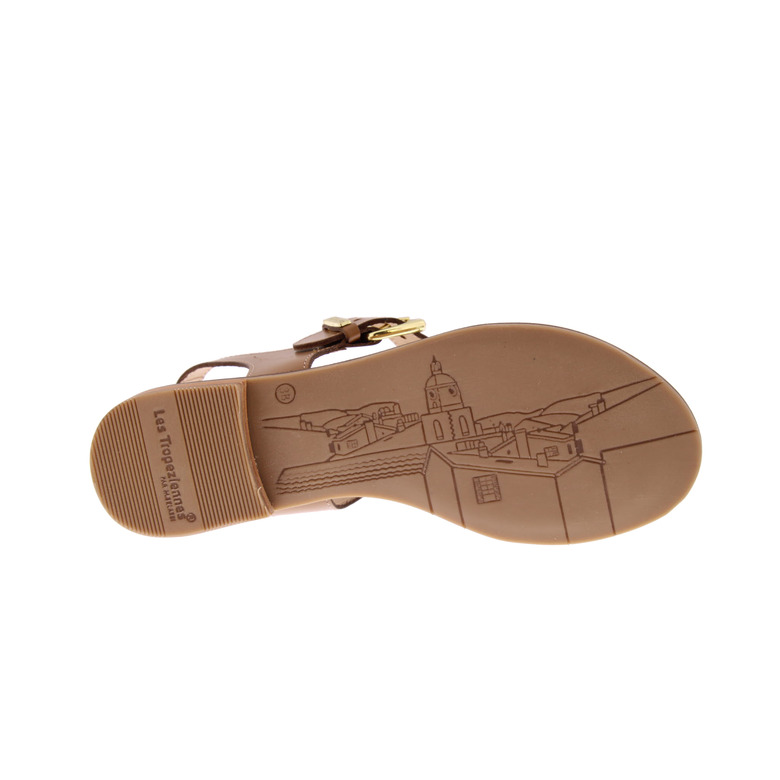 Les Tropeziennes sandals cognac 5