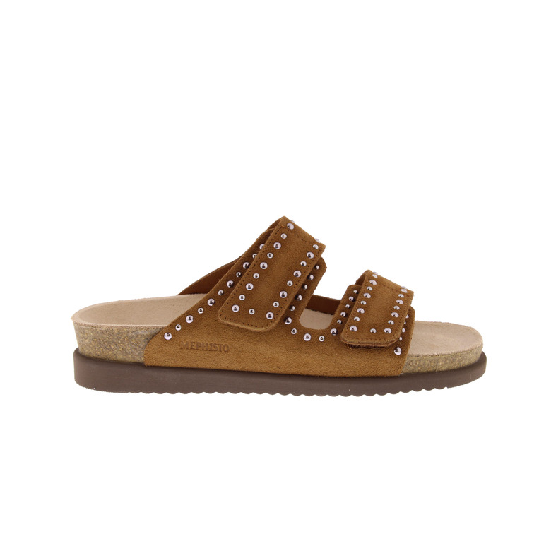 Mephisto slippers cognac 1