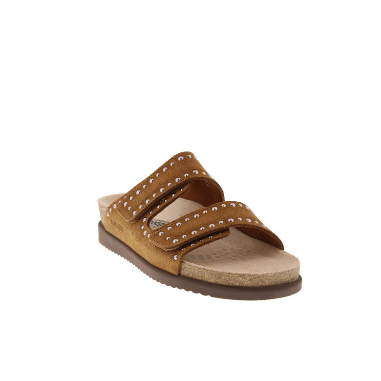 Mephisto slippers cognac 2