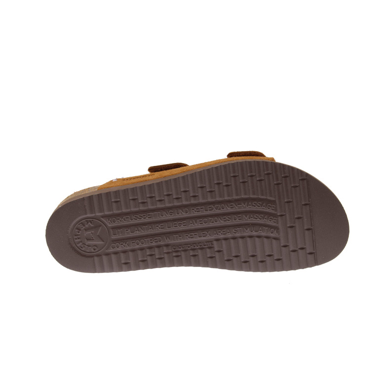 Mephisto slippers cognac 5