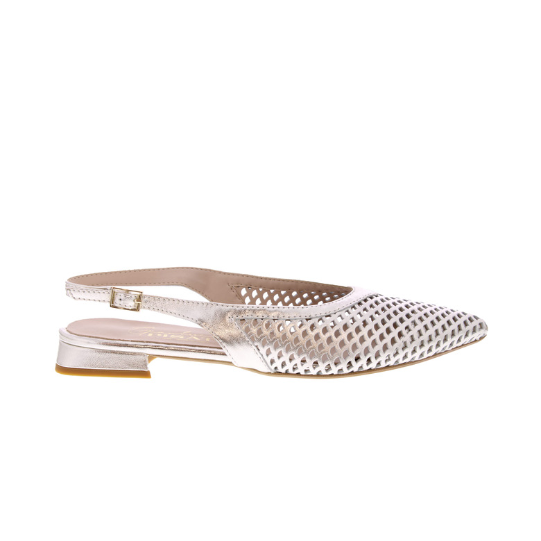 Gianluca Pisati slingbacks argent 1