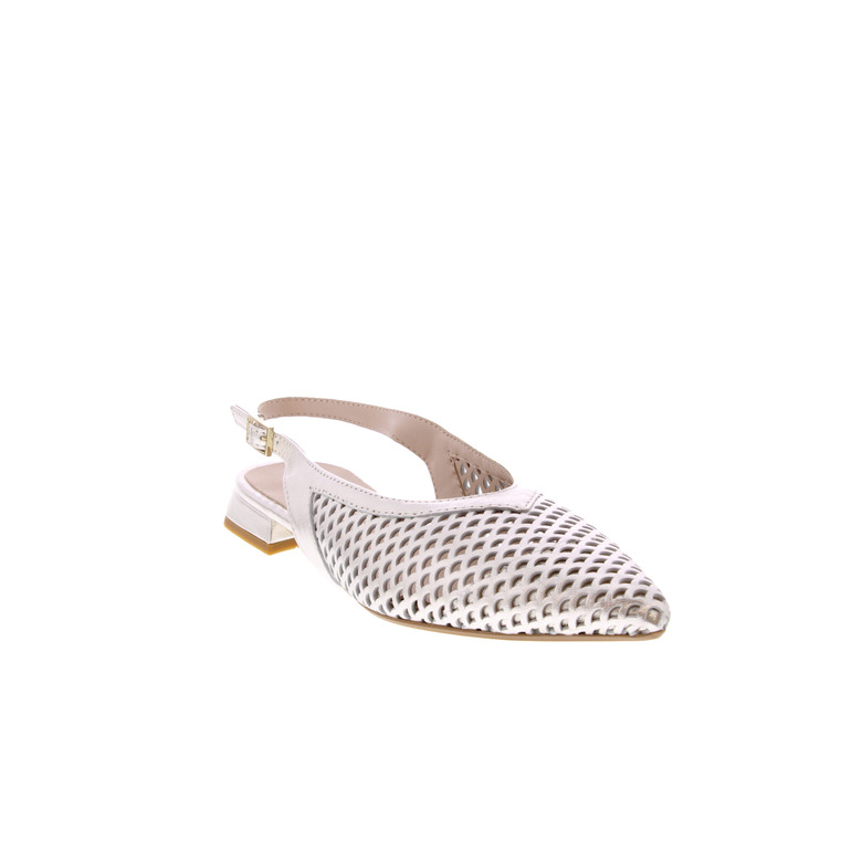 Gianluca Pisati slingbacks argent 2